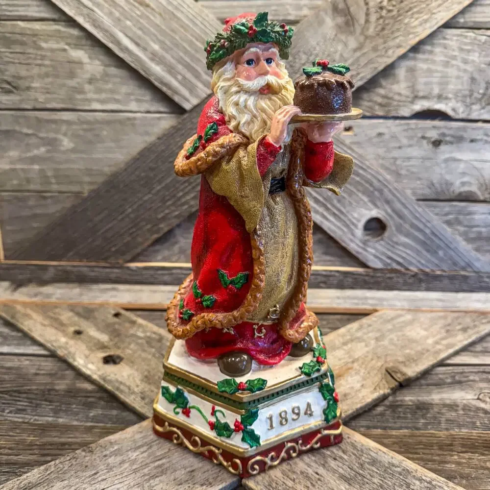 Vintage Visions of Santa 1894 Victorian Cake Figurine Home for Holidays 10